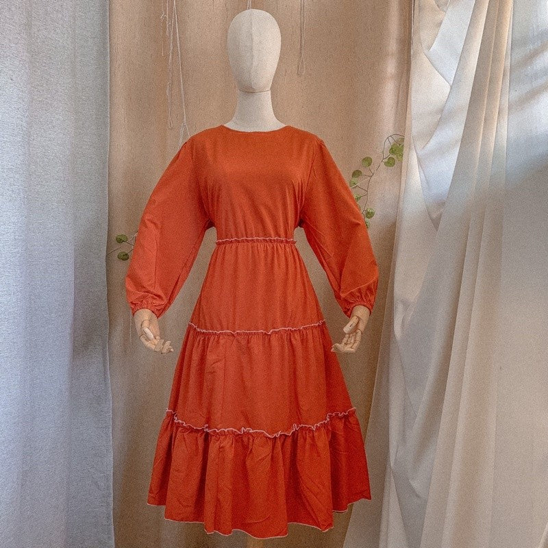 Dress Bertingkat Free Size