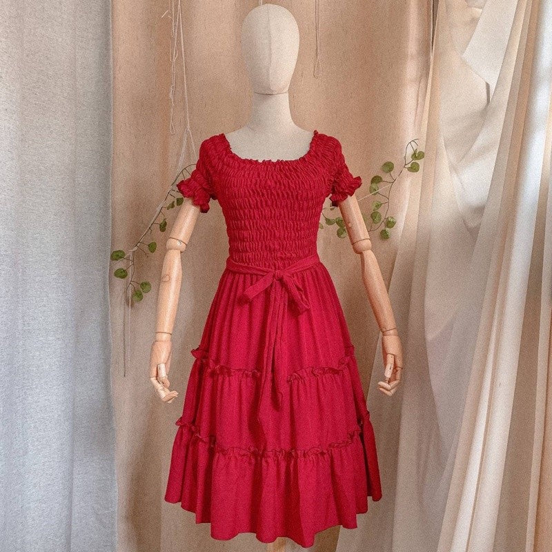 Dress Bertingkat Free Size
