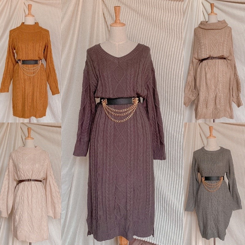 Knitwear Dress Long Premium ✨Thrift/Preloved✨ Vol. 2 Ready stock‼️