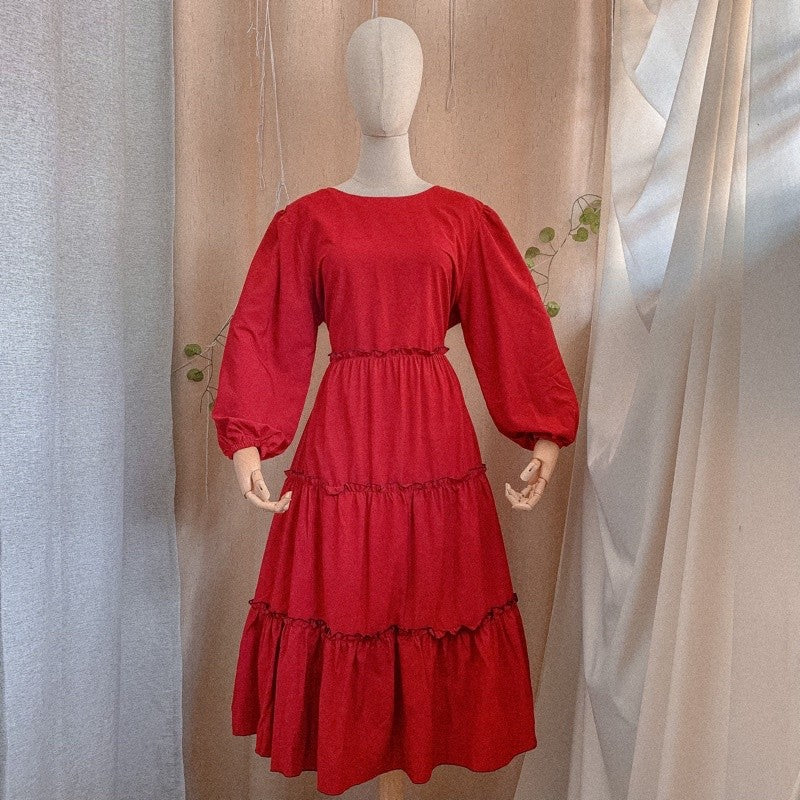 Dress Bertingkat Free Size