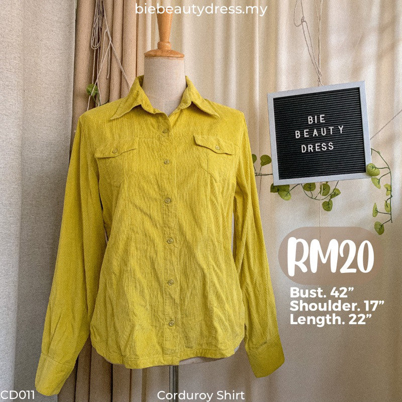 Corduroy Shirt Bundle/Thrift/Preloved
