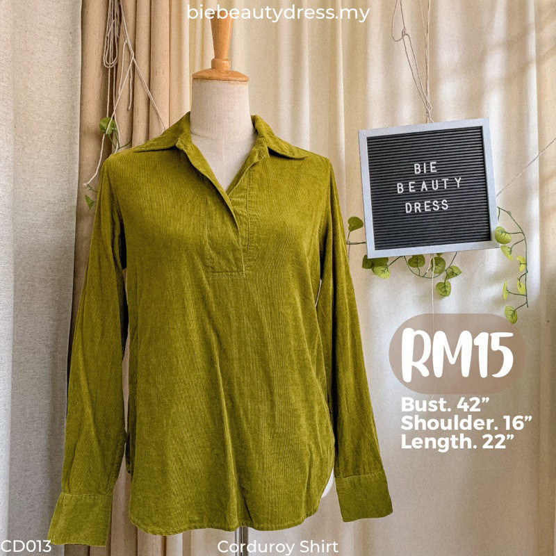 Corduroy Shirt Bundle/Thrift/Preloved