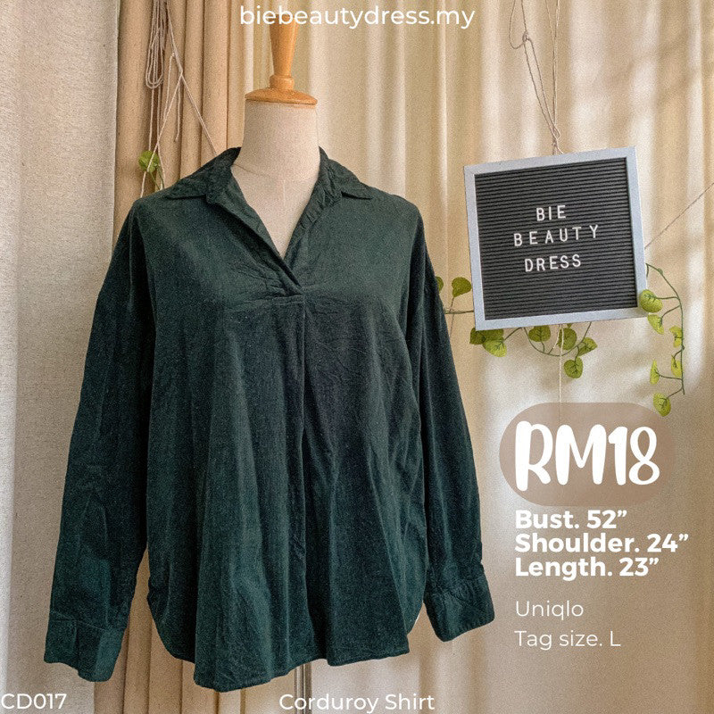 Corduroy Shirt Bundle/Thrift/Preloved