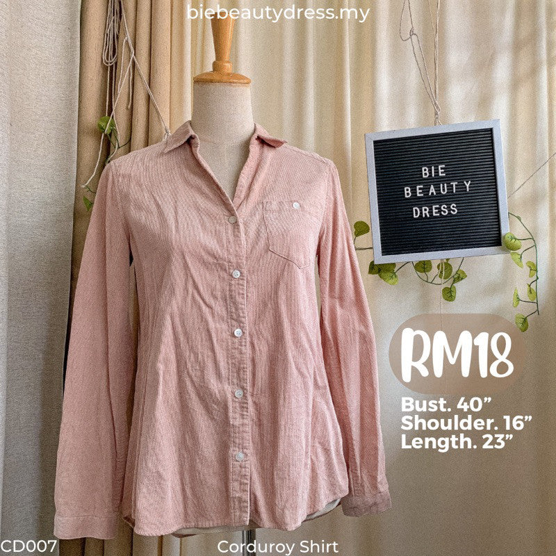 Corduroy Shirt Bundle/Thrift/Preloved