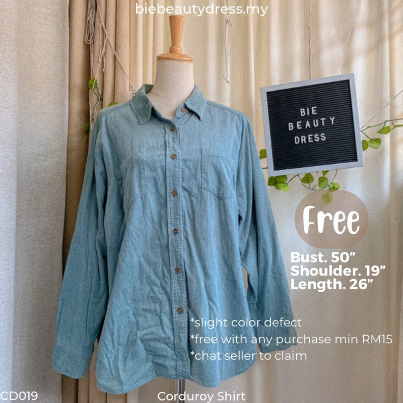 Corduroy Shirt Bundle/Thrift/Preloved
