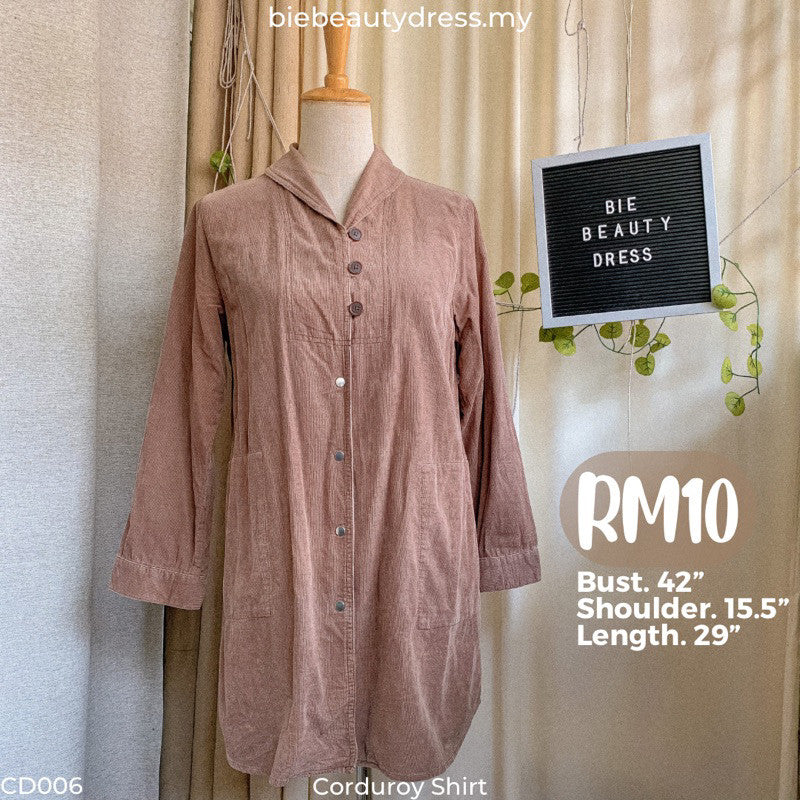 Corduroy Shirt Bundle/Thrift/Preloved