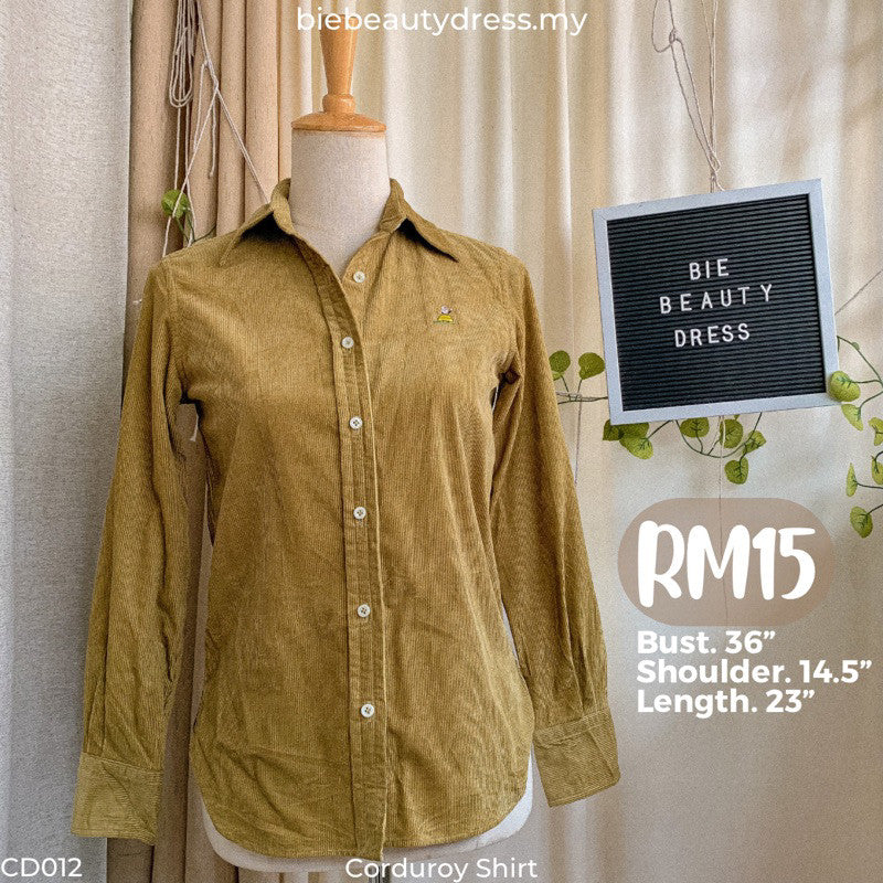 Corduroy Shirt Bundle/Thrift/Preloved