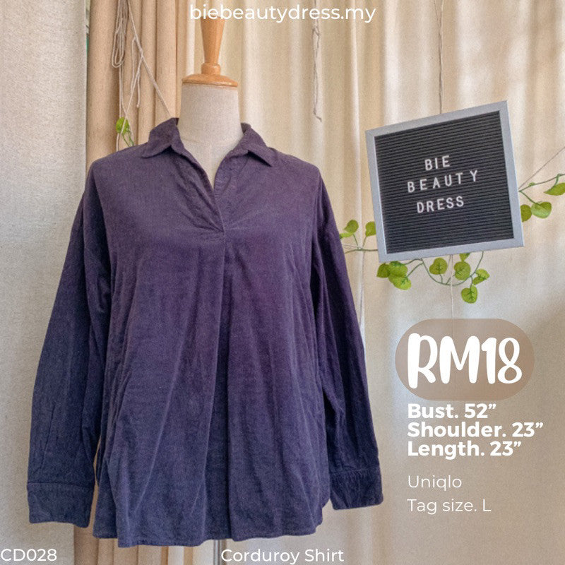 Corduroy Shirt Bundle/Thrift/Preloved
