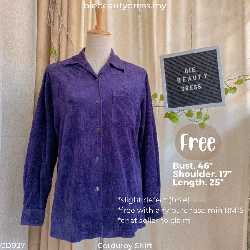 Corduroy Shirt Bundle/Thrift/Preloved