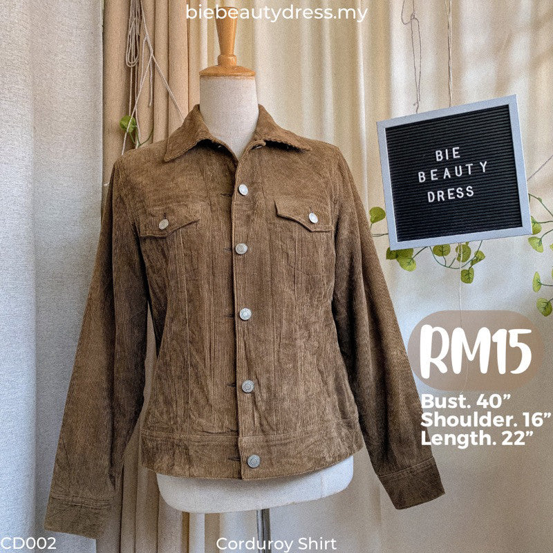 Corduroy Shirt Bundle/Thrift/Preloved