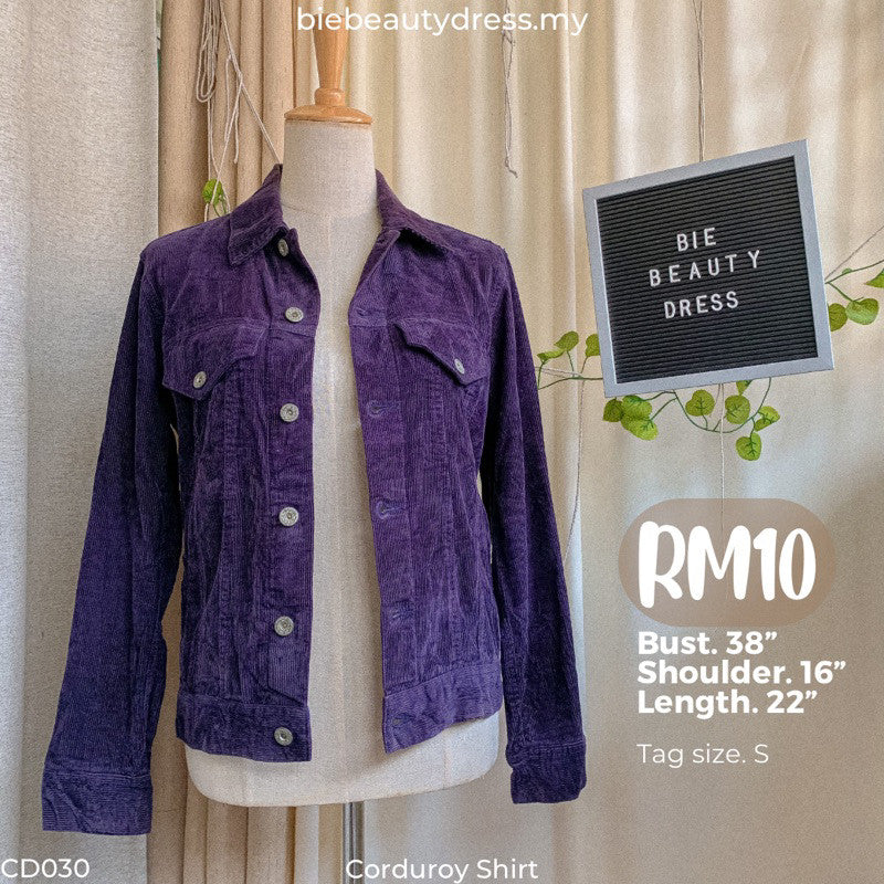 Corduroy Shirt Bundle/Thrift/Preloved