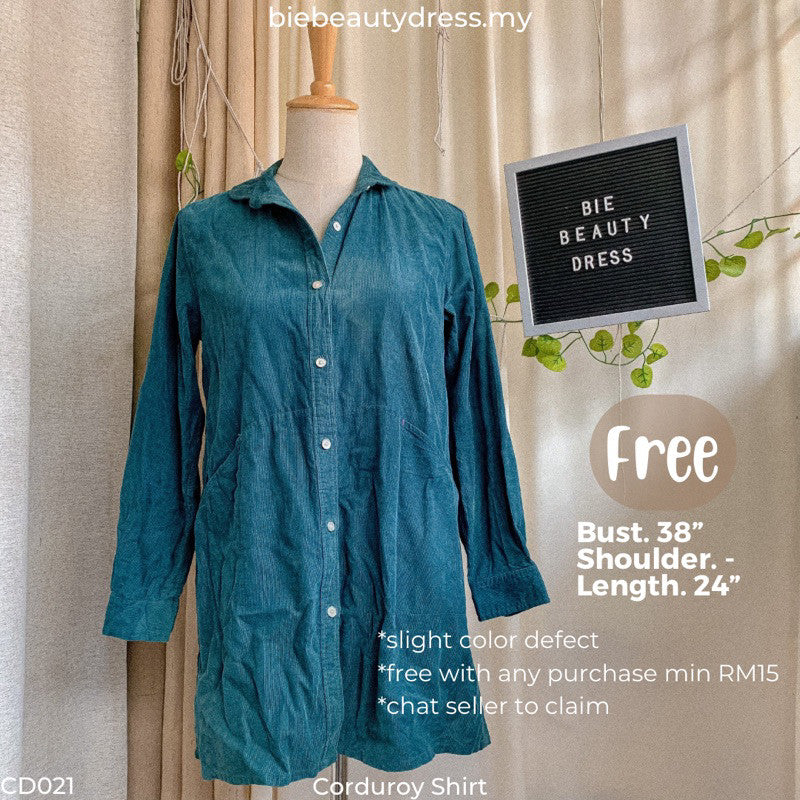 Corduroy Shirt Bundle/Thrift/Preloved