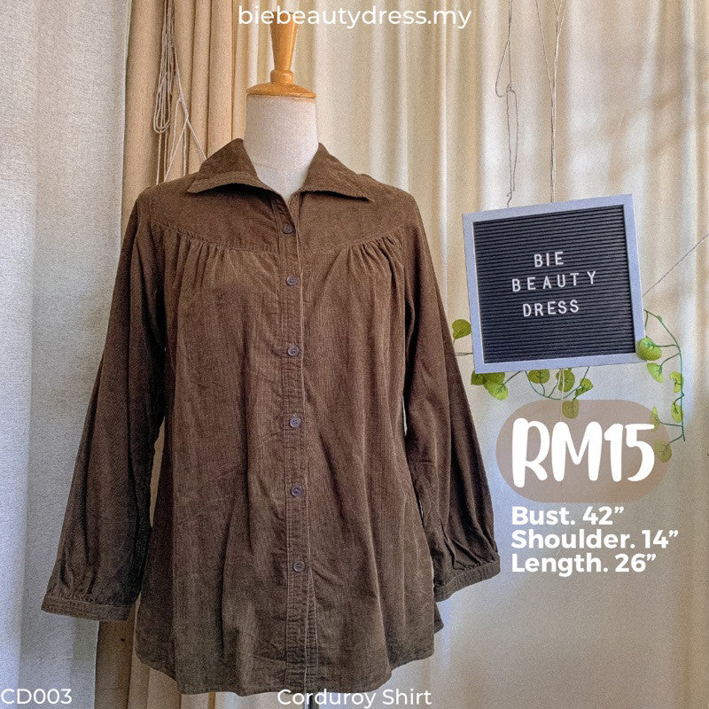 Corduroy Shirt Bundle/Thrift/Preloved