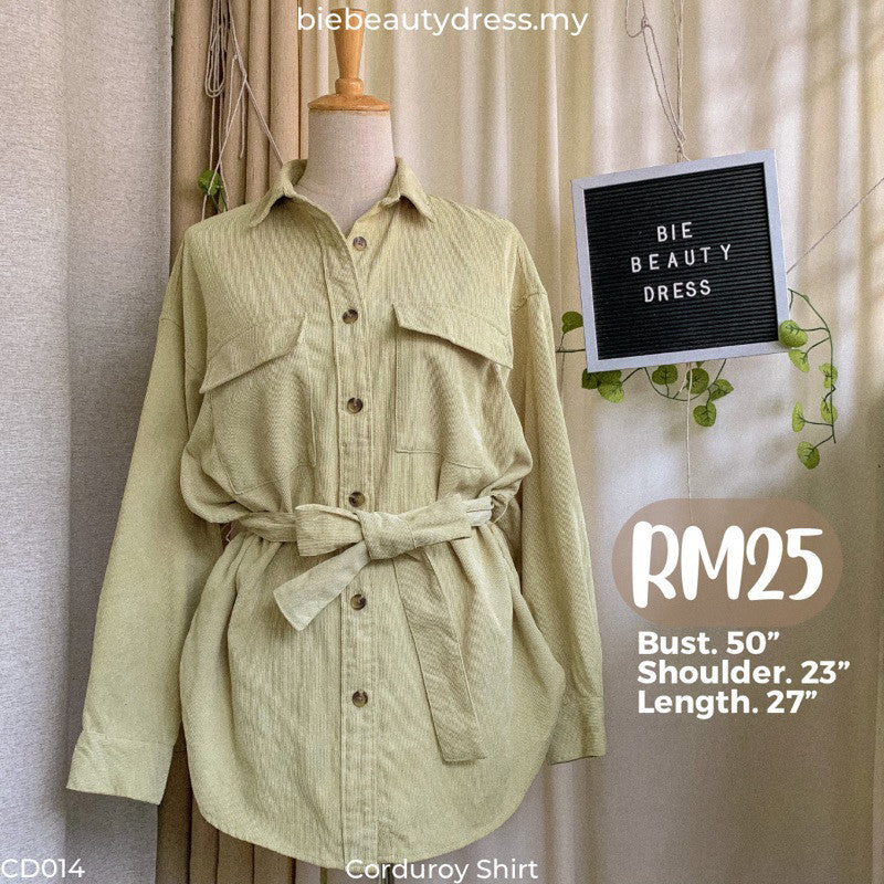 Corduroy Shirt Bundle/Thrift/Preloved