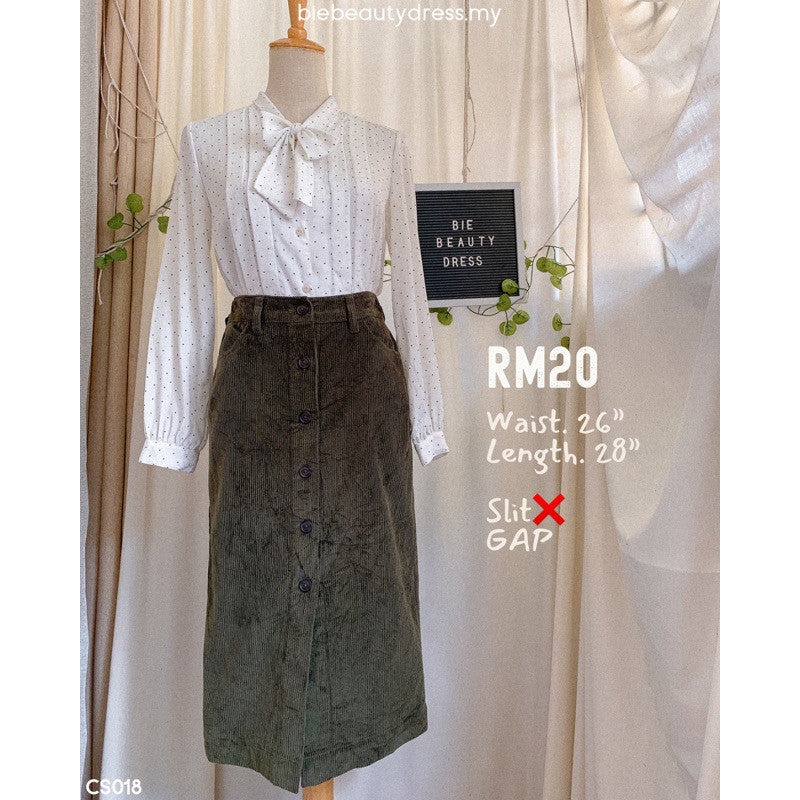 Corduroy Skirt Thrift Vol 2