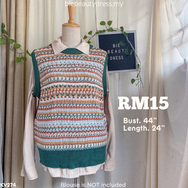 Knit Vest Vol. 2 Thrift/Bundle/Preloved