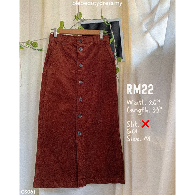 Corduroy Skirt Thrift Vol 2