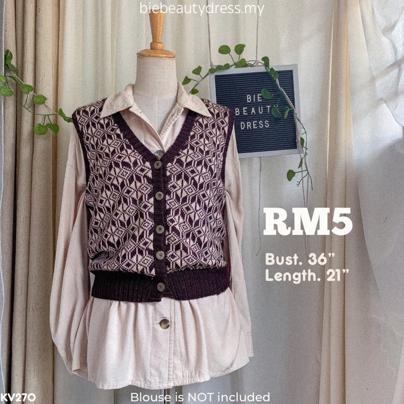 Knit Vest Vol. 2 Thrift/Bundle/Preloved