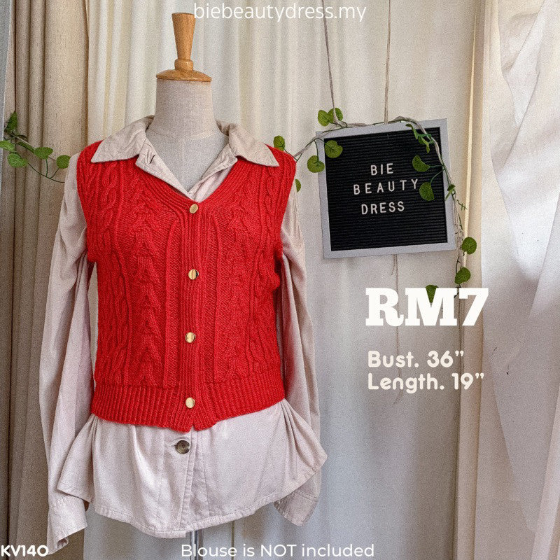 Knit Vest Vol. 2 Thrift/Bundle/Preloved