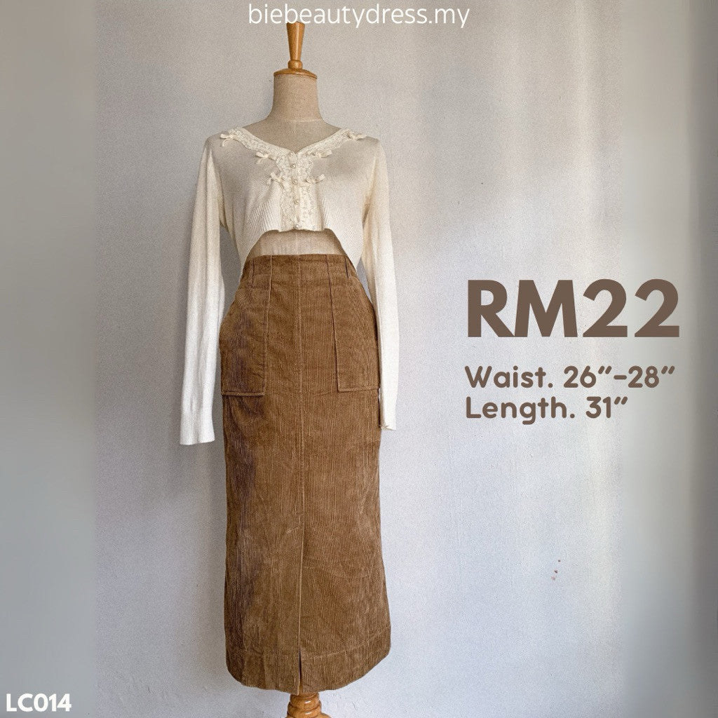 Ladies Corduroy Skirt Thrift