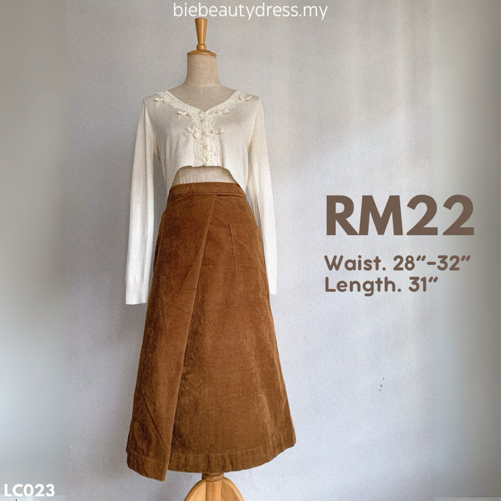 Ladies Corduroy Skirt Thrift