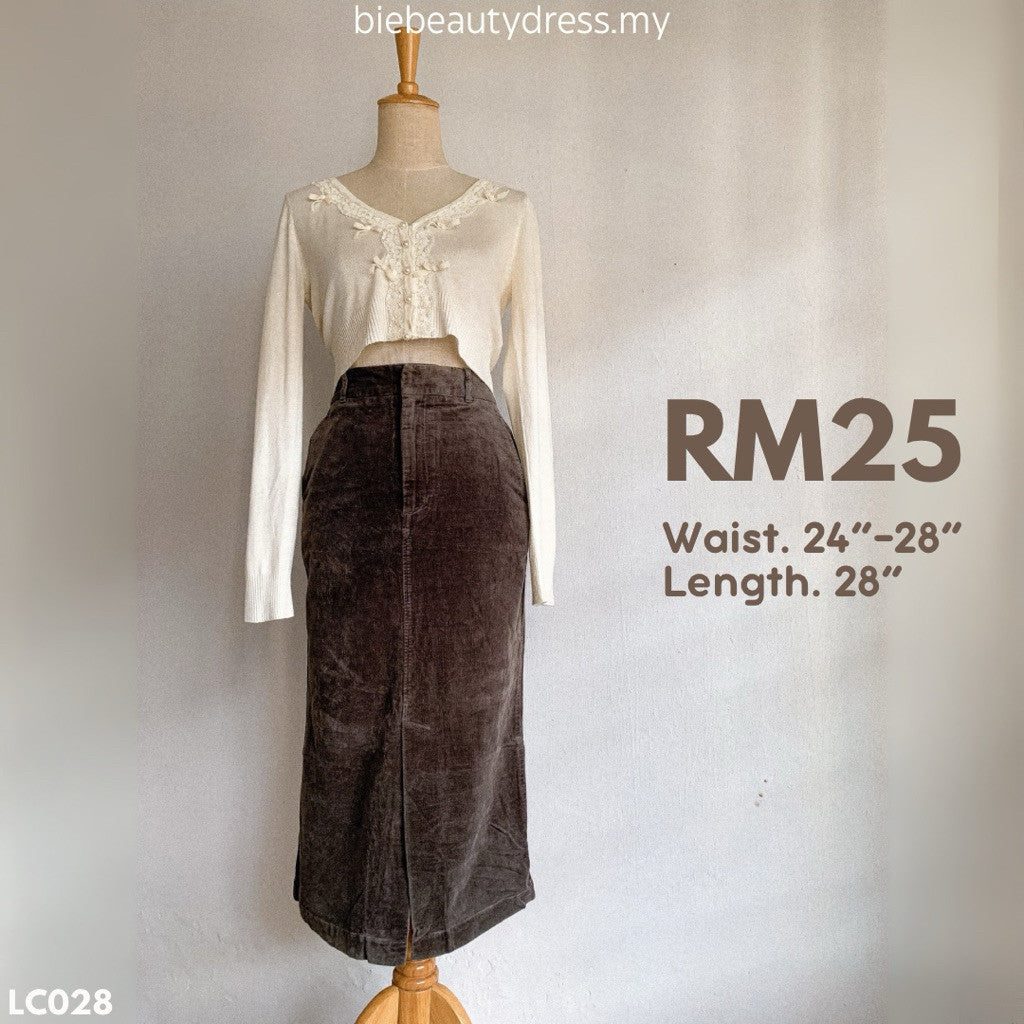 Ladies Corduroy Skirt Thrift