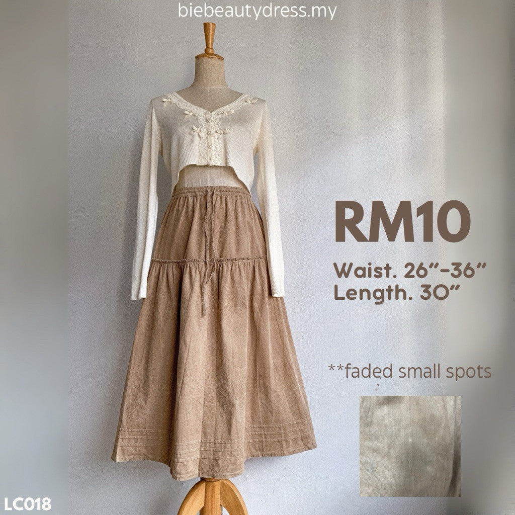 Ladies Corduroy Skirt Thrift