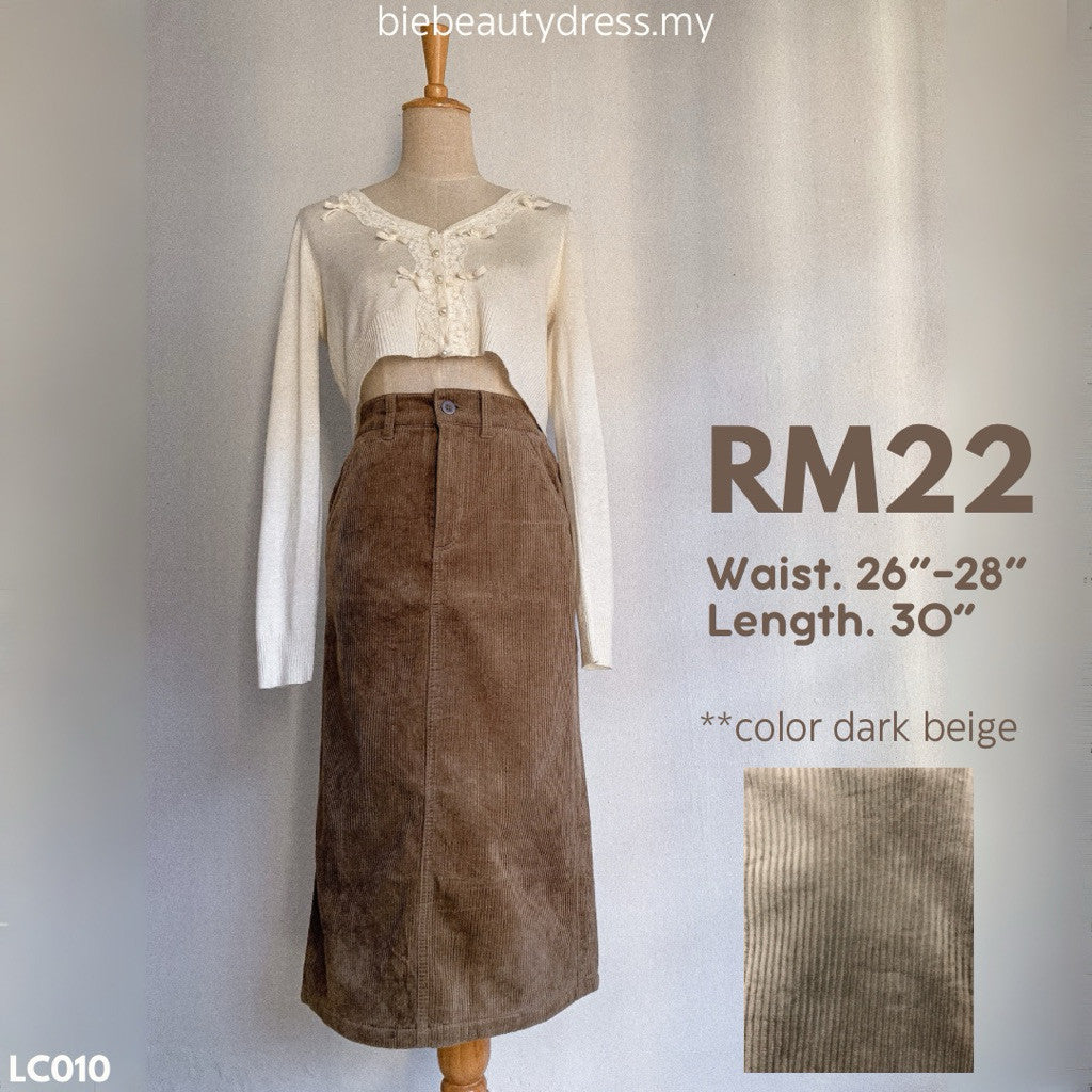Ladies Corduroy Skirt Thrift