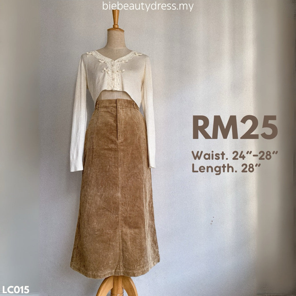 Ladies Corduroy Skirt Thrift