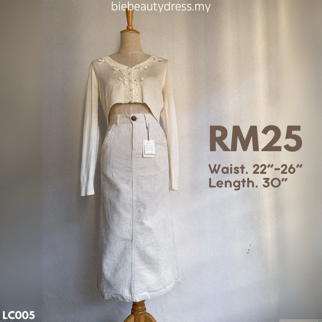 Ladies Corduroy Skirt Thrift
