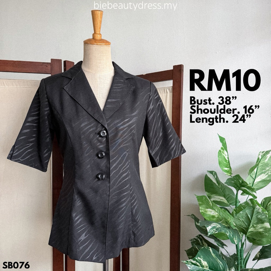 Ladies Short Sleeve Blazer Thrift