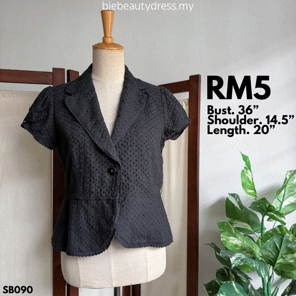 Ladies Short Sleeve Blazer Thrift