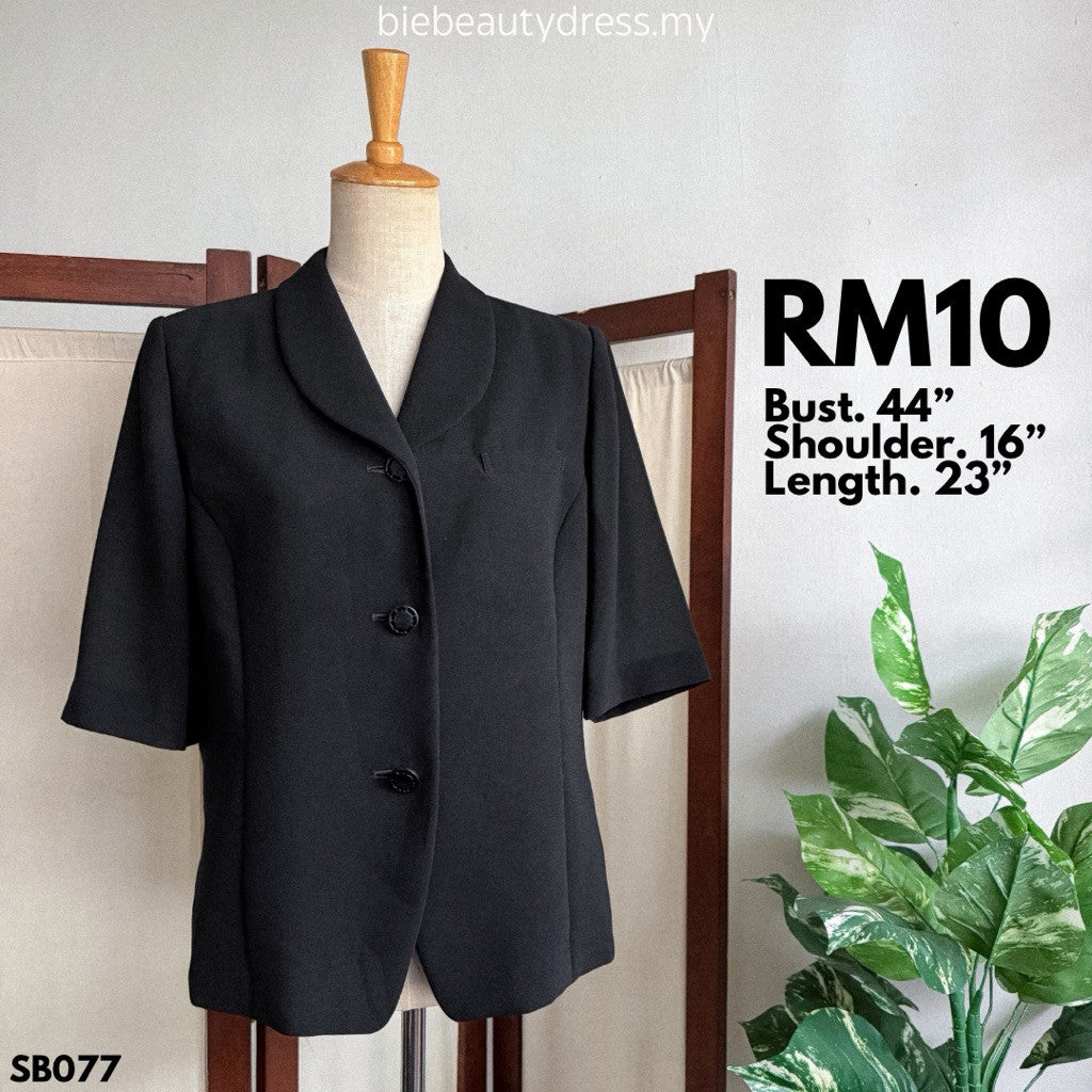 Ladies Short Sleeve Blazer Thrift