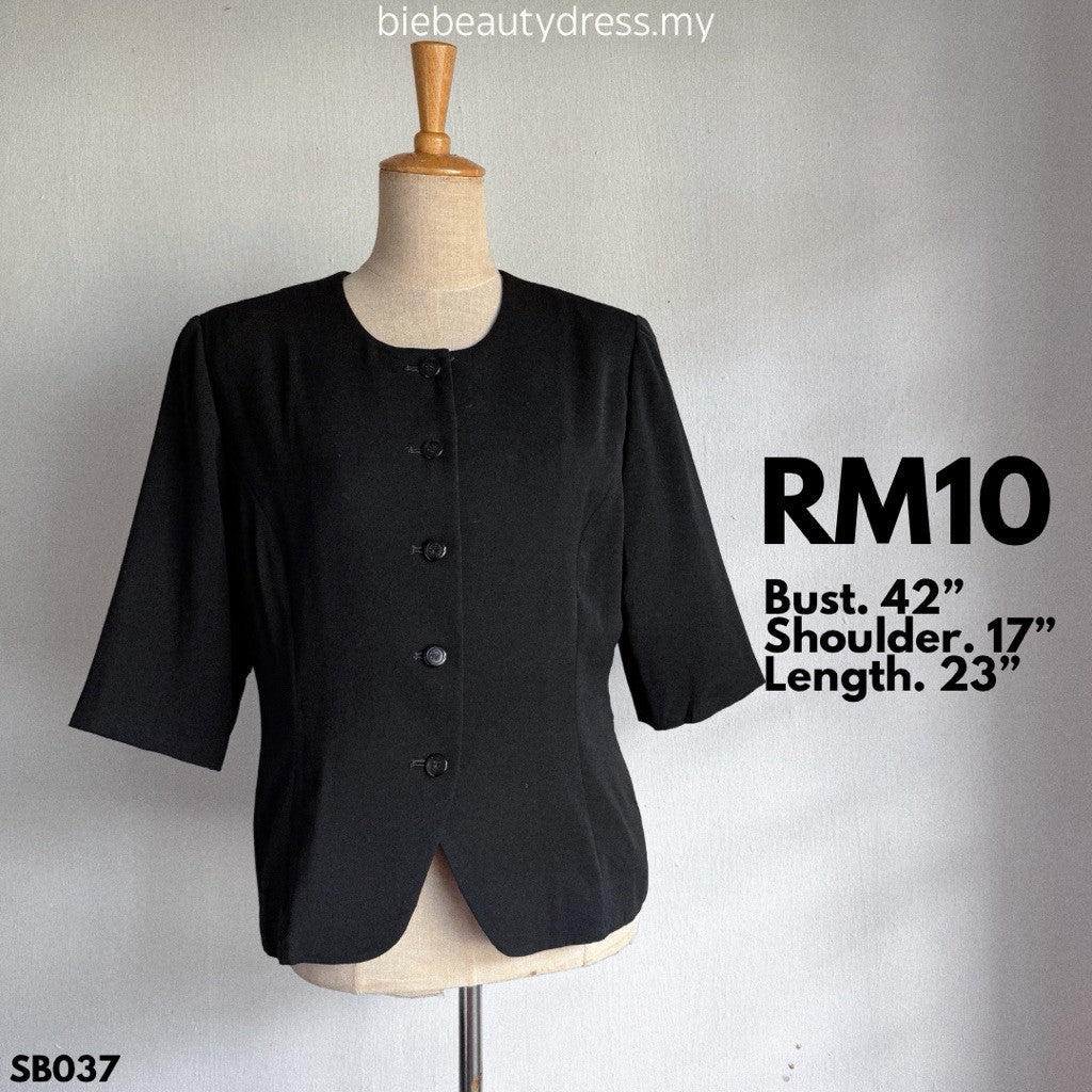 Ladies Short Sleeve Blazer Thrift
