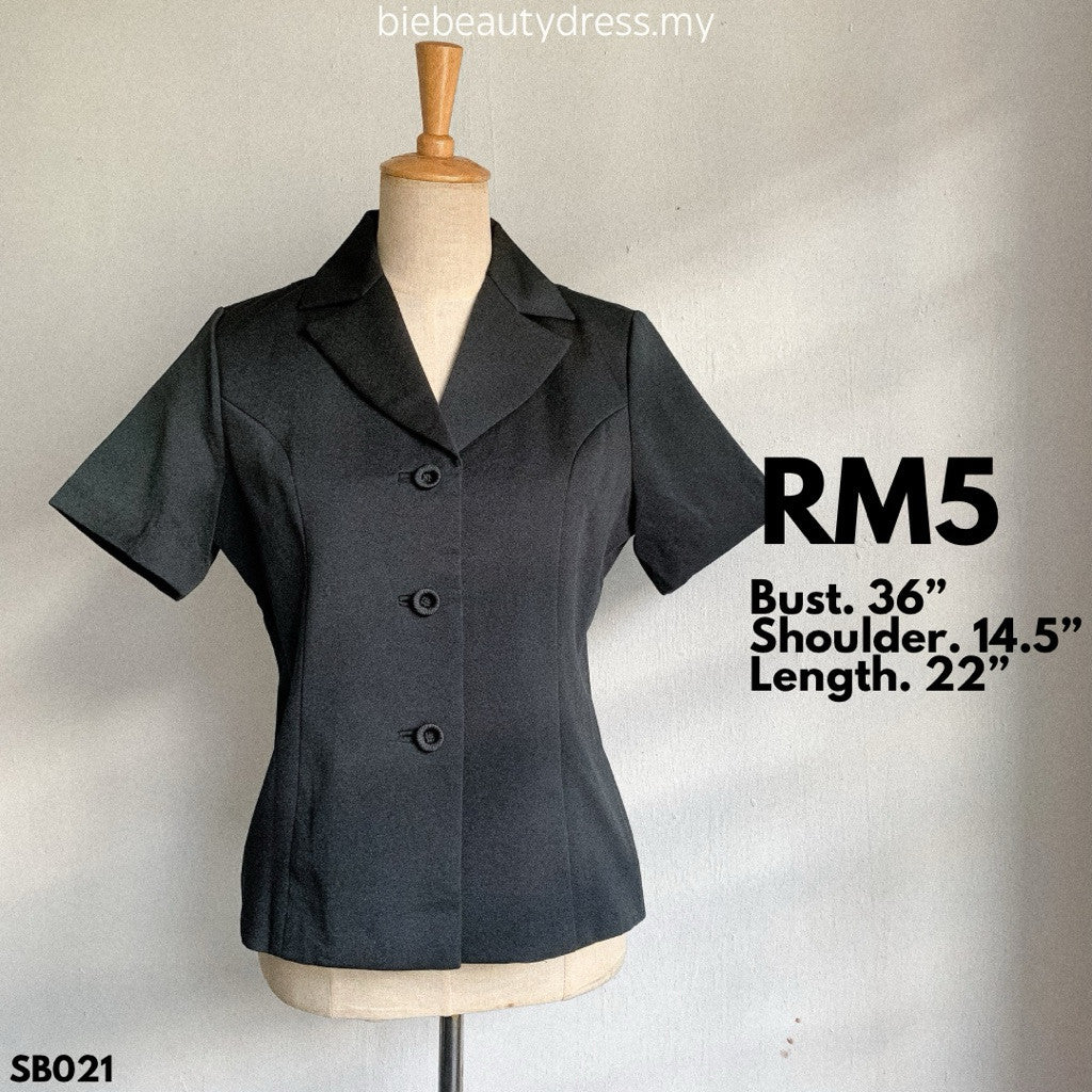 Ladies Short Sleeve Blazer Thrift