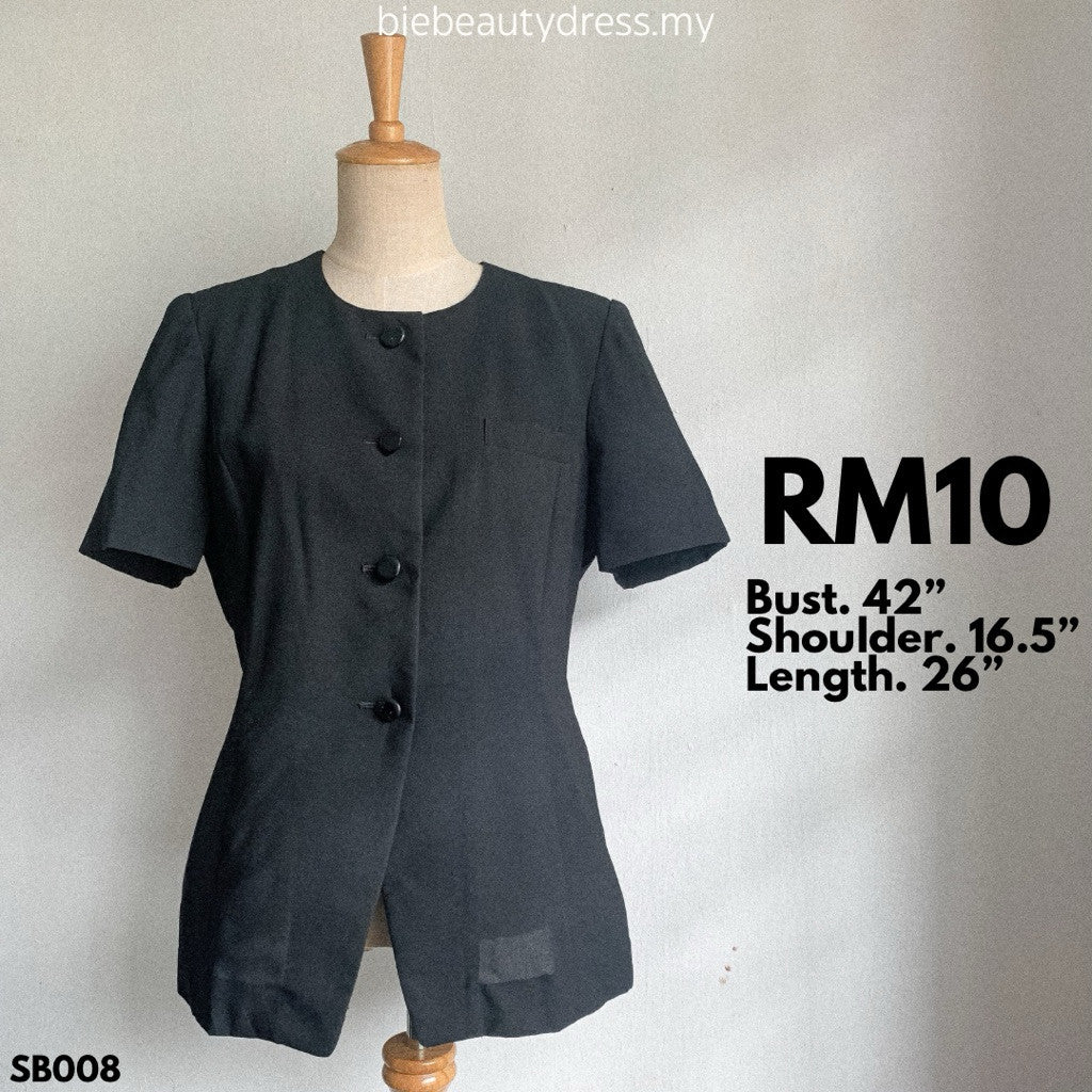 Ladies Short Sleeve Blazer Thrift