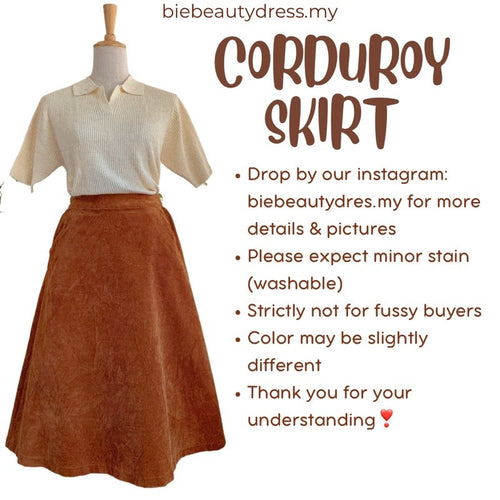 Corduroy Skirt Thrift Vol 2